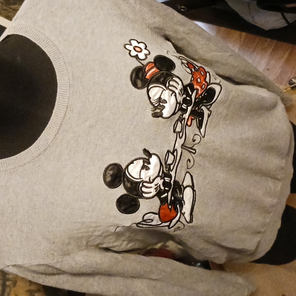 Disney Mickey Minnie Sweater L - Picture 2 of 5